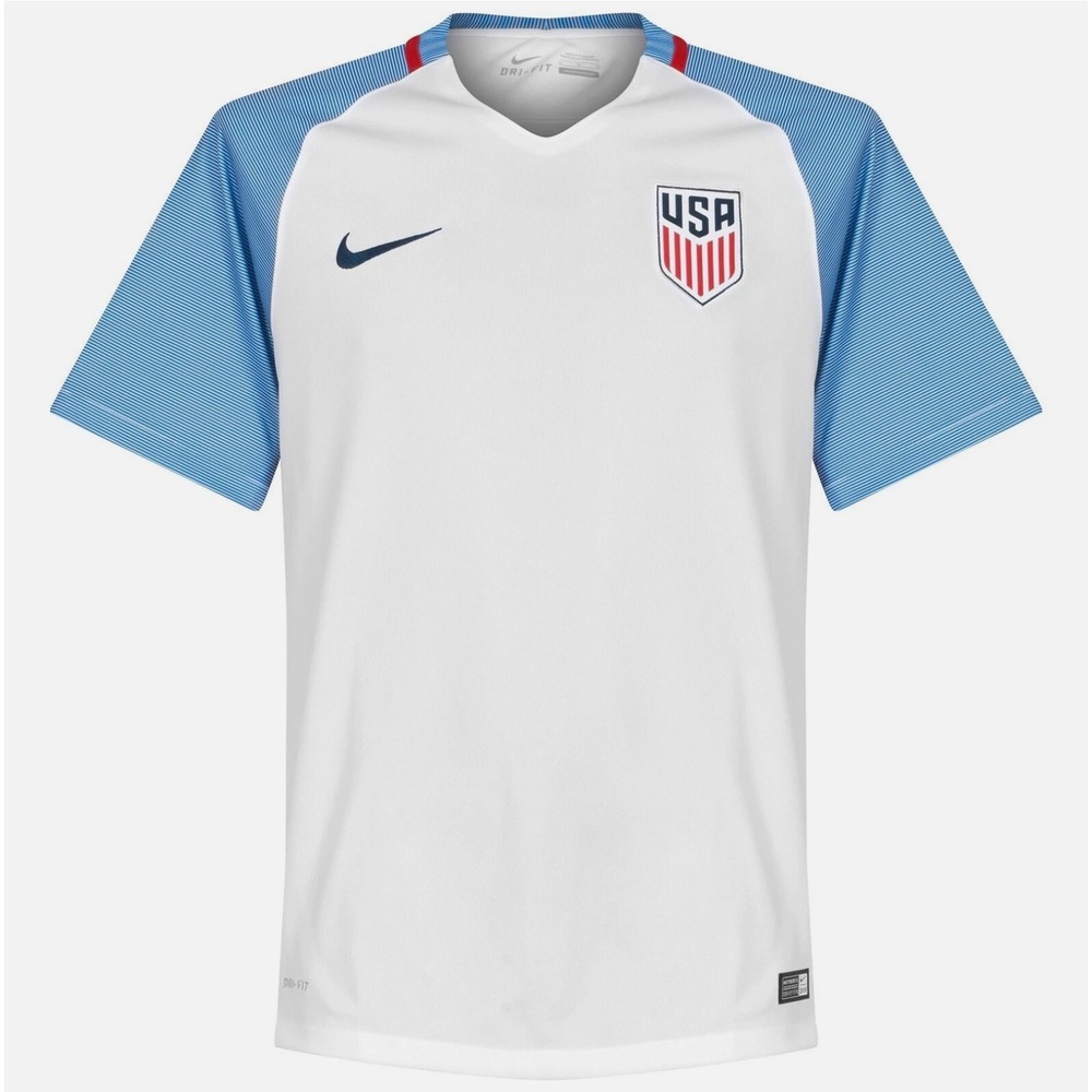USA Soccer Jersey Nike Mens Large 2016 Short Sleeve Home Stadium Performance Top